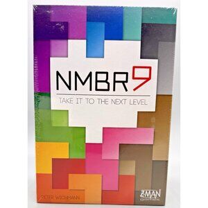 NMBR9 Board Game Take It To The Next Level Z-Man Games Card Puzzle NEW SEALED